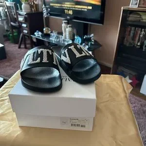 Valentino brand logo print sandal size 41 Valentino Garavani Men main image 3
